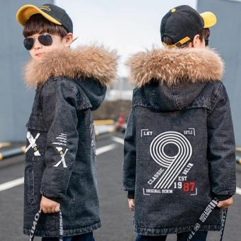 Boys' Casual Winter Denim Jacket