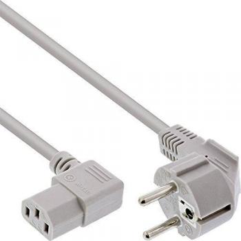 Cavo InLine 16651L 0,5 m Grigio per CEE7/7 e C13