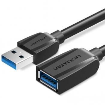Cable de Aumento USB 3.0 Vention VAS-A45-B050 5Gbps 50cm Preto