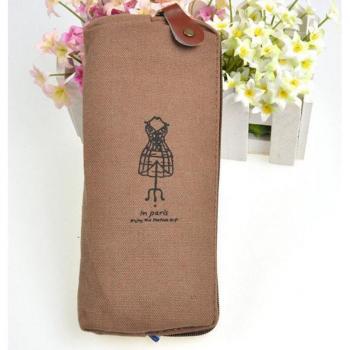 Vintage Wallet with Zipper