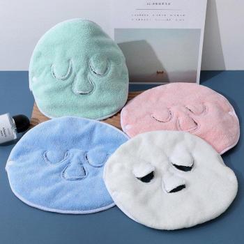 Hydrating Facial Towel White Coral Fleece for Beauty Salon 24x24CM
