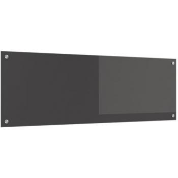 Kitchen Backwall Panel: Dark Grey, 120 × 40 cm, Tempered Glass