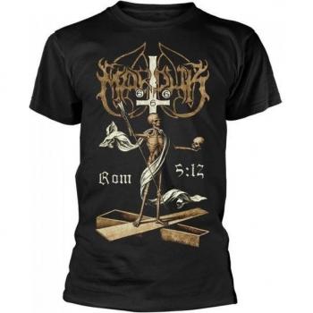 Marduk Unisex Rom 5:12 T-Shirt mit goldener Schrift
