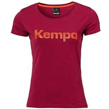 Kempa Mädchen Graphic T-Shirt, tiefrot, 116