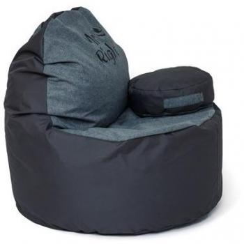 Cuscino a Sacco Grigio 120x80 cm