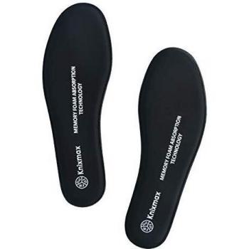Knixmax Donna Solette Memory Foam Confort Suole Scarpe Stivali da Lavoro e Passeggio Sport Solette Assorbimento Urti Ammortizzazione Piedi Comfort UK10 EU43 ro