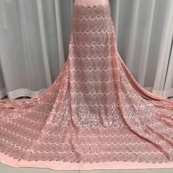 Velvet Lace Fabric for Wedding Dresses