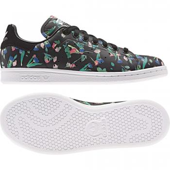 Adidas Stan Smith, Baskets Basses Femme, Noir (Core Black/Footwear White/Core Black 0), 36 EU