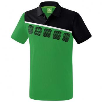 Erima 5-C Polo Emerald/Black/White S Male