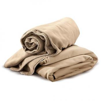 Wolldecke Wende-Kuscheldecke Decken Cover 8952 150 x 200 cm camel, Irisette