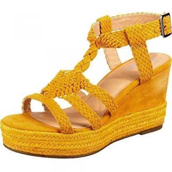 Scarpe di Estate Tacco Alto Gelb 41 EU / 7.5 UK