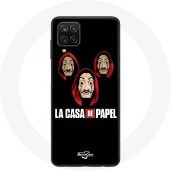 Protection Souple Galaxy A12 – Noir, Masque & Logo