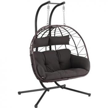 Sérénité Duo Hamac Marron XXL – Sièges Doux Inclus