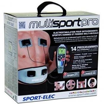 Sport‑Elec Multisport Pro Electroestimulador Multi‑Color (Blanco/Negro/Gris)