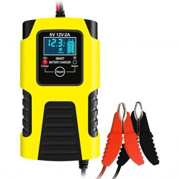 Cargador de batería universal con pantalla LCD para 6V y 12V