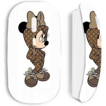 Ratón inalámbrico Disney Minnie marrón LV