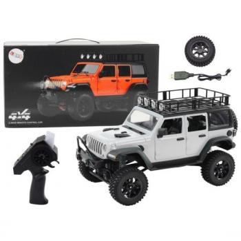 Quadriporteur RC Leantoys 24 G 4×4 Tout-Terrain Drive Gris