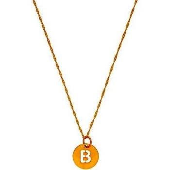 SILVER KIDS Collar en Plata de Ley 925 con diseño Inicial B