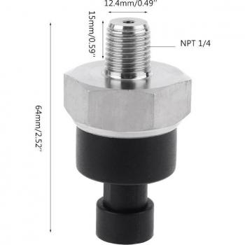 Transmisor de Presión 0‑17 bar con Entrada 5 V – Conector NPT1/4