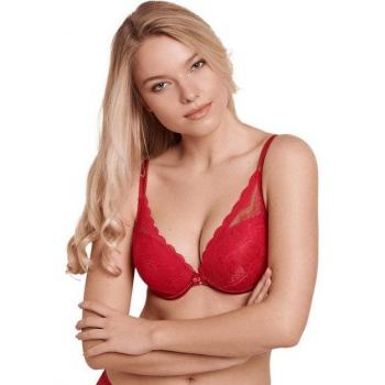 Evelyn Red Underwire Bra, Size 32B – Lisca