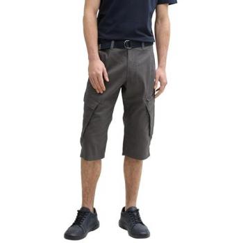 TOM TAILOR Herren TTMAX Cargo Shorts, grau
