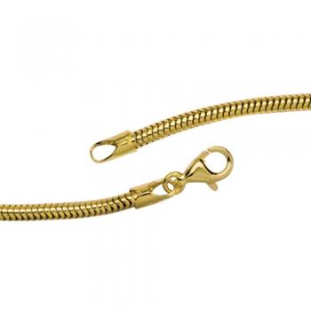 Jobo Damen Schlangenkette 333 Gelbgold 2,4 mm 42 cm