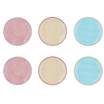 Set d’assiettes de dessert Ø21 cm Color Björn – 6 pièces