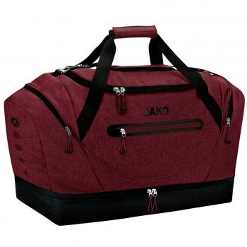 JAKO Unisex Jugend Champ Sporttasche, rot meliert, 02 (Junior, 59 x 30 x 30 cm)