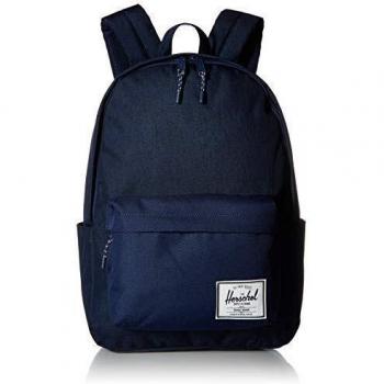 Herschel Rucksack Classic XL – Dunkelblau mit Kreuzmuster, 30 l