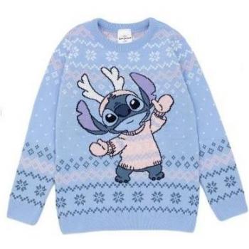 Gilet de Noël tricoté Lilo & Stitch pour enfants