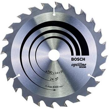 Bosch Professional Optiline Wood Circular Saw Blade 190mm 24 Teeth