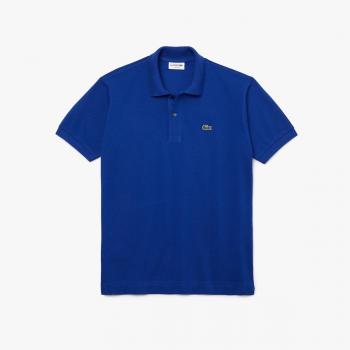Lacoste Blue Cotton Piqué Polo, Size XS