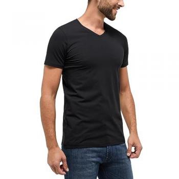 ETERNA Herren Bodyshirt V-Ausschnitt Schwarz Größe S