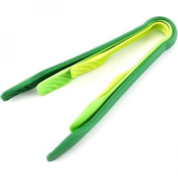 3Pcs Non-Slip Serving Tongs in Candy Colors