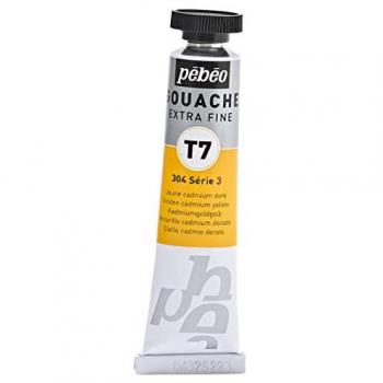 Pebeo Künstlerfarbe Extra Feine Gouache T7 Kadmiumgoldgelb 20 ml