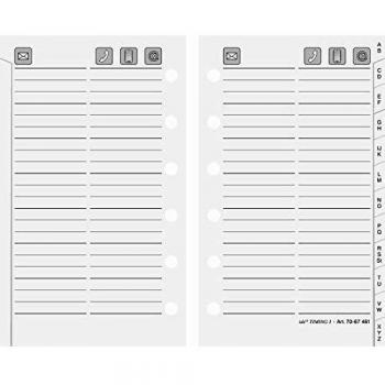 Ersatzeinlage für Rido/idé Adressen