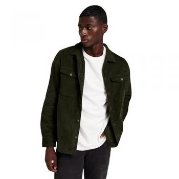 Jack & Jones Regular Fit Cordhemd Eddie in Oliv