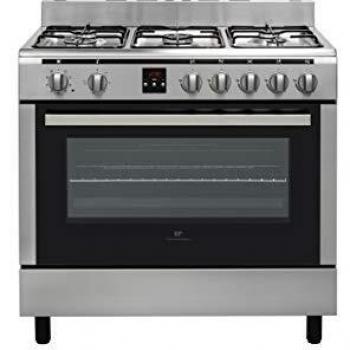 Cuisinière Professionnelle 90 cm Inox avec Four Catalytique