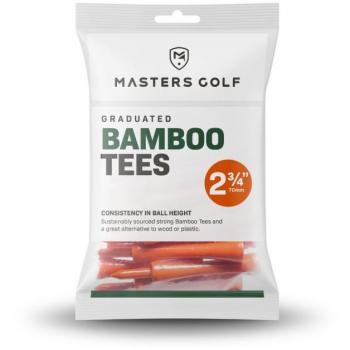 Masters Golf Tees, Bambus, 70 mm, orange, 20 Stück