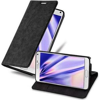 Cadorabo Schwarz Magnetbuch für Samsung Galaxy Note 4