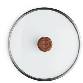 Eco‑Logic 20 cm Glas/Holz Deckel – Woll