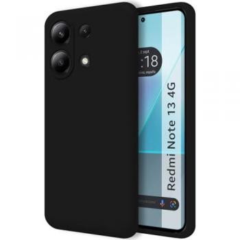 Funda de Silicona Ultra Suave Negra para Xiaomi Redmi Note 13 4G
