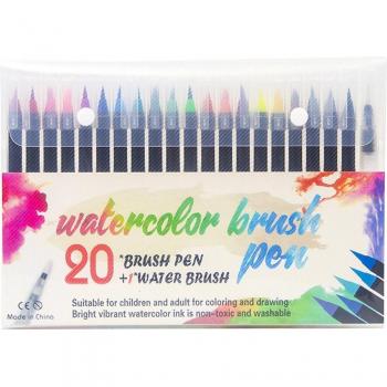 Doble Cabeza Marcador 20 colores para Dibujar