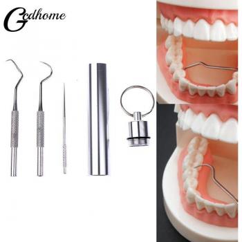 Outdoor Stainless Steel Toothpick Holder Set