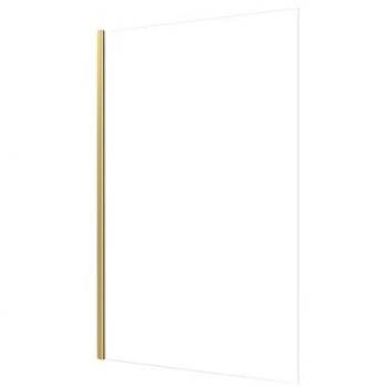 Walk-in-Dusche Spezia, gebürsteter Aluminiumrahmen in Gold