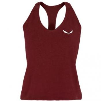 Canottiera Salewa Lavaredo Hemp granata donna