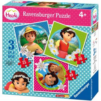 Puzzle Heidi Ravensburger 49 pezzi progressivo