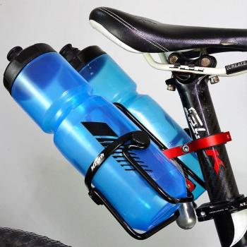 Cage de porte-bouteille d'eau pour vélo, montage arrière, double