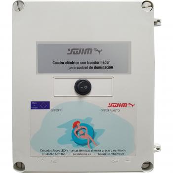 Transformador RGB 60W 12V DC con Control Remoto y Protección IP65