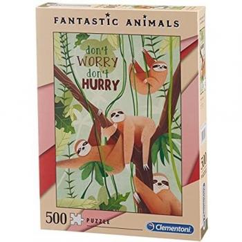 Clémentoni Fantastics Animals 3 – Paresseux – 500 pièces